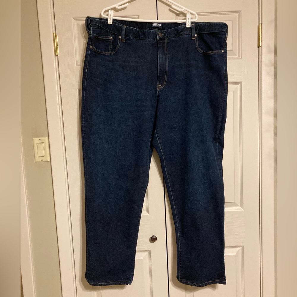 Men’s Land’s End Square Rigger denim jeans size 52T
